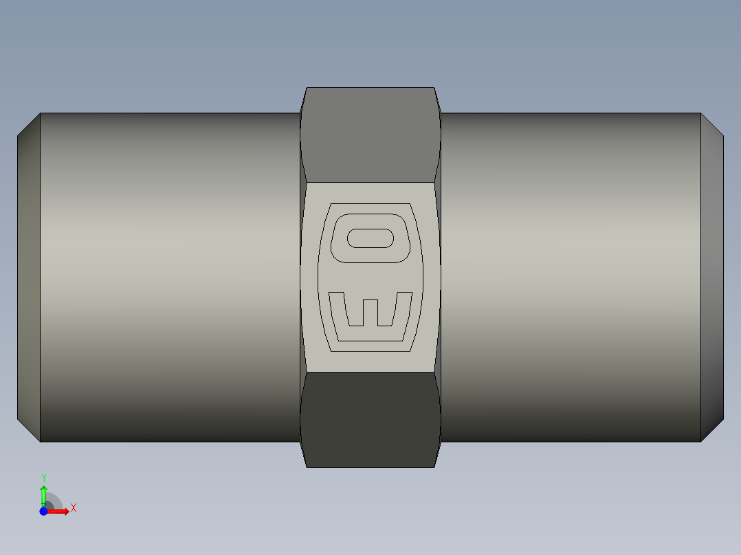 卡套式工业通用硬管接头EO Union G06S71X前视图