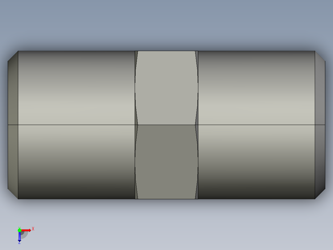 卡套式工业通用硬管接头EO Union G06S71X俯视图