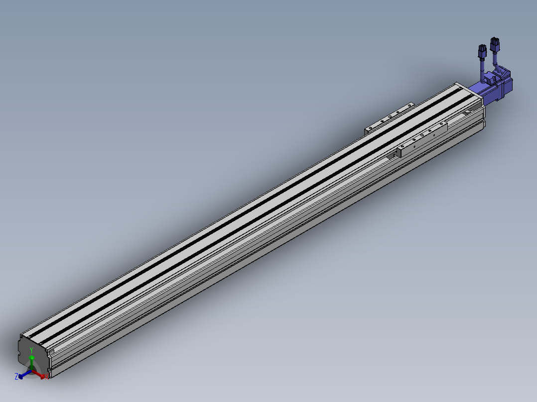 精密模组MY80D-T10-850L-BC-P10B-C4-C正等轴测图