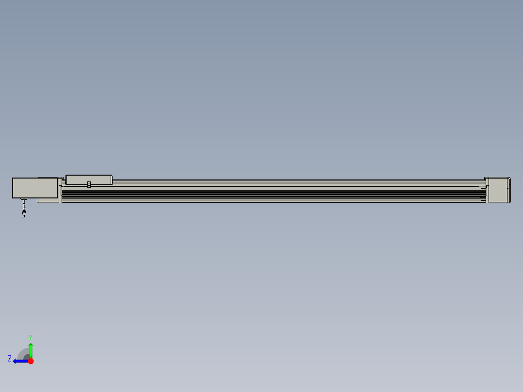 威洛博直线电机模组EB16-L208-S1700-BL-ZP75-MS3-5K右视图