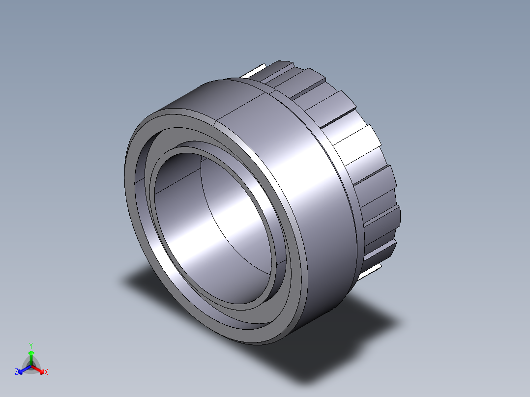 12FBFV 结合布什与BSP螺纹母端正等轴测图