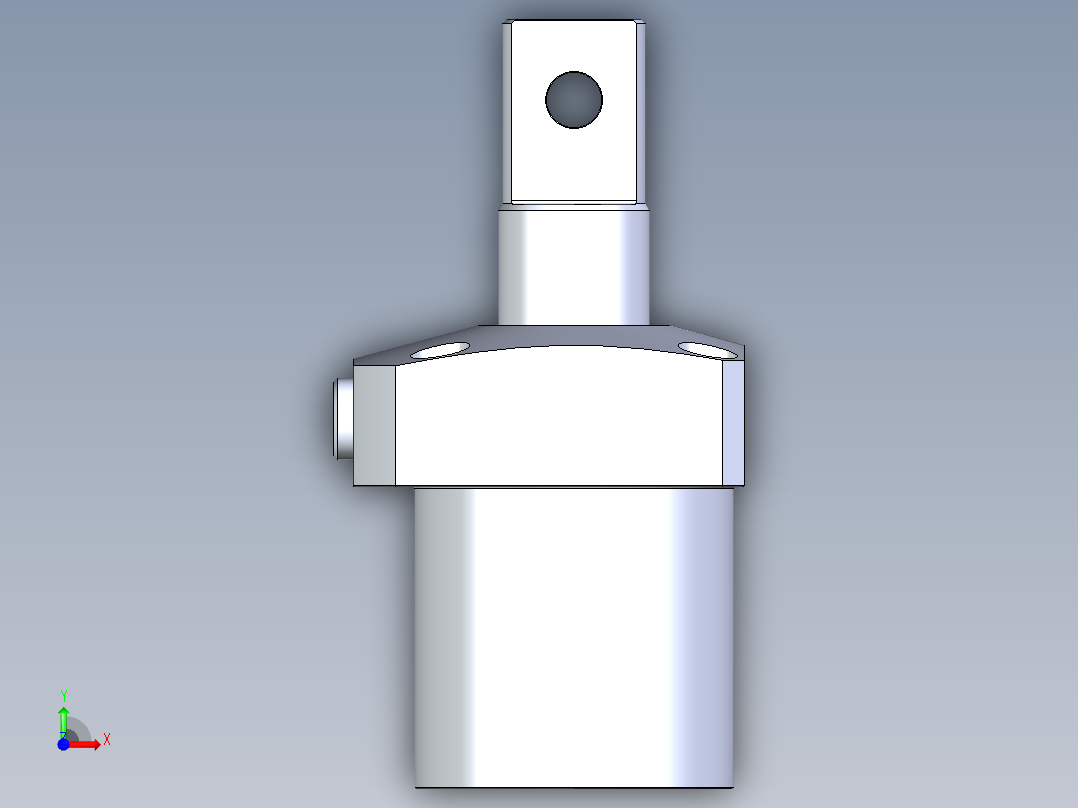 KOSMEKLHA0750-Cx-P_rev1多系列多零件图纸模型前视图