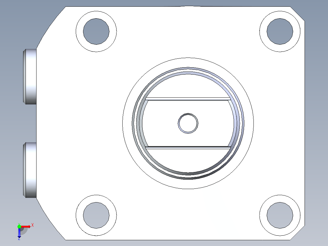 KOSMEKLHA0750-Cx-P_rev1多系列多零件图纸模型俯视图