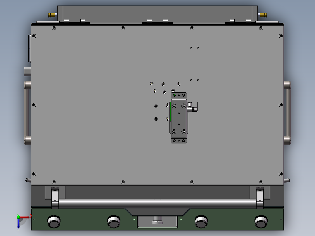 24HDD-IOM_M2 PCB板测试治具俯视图