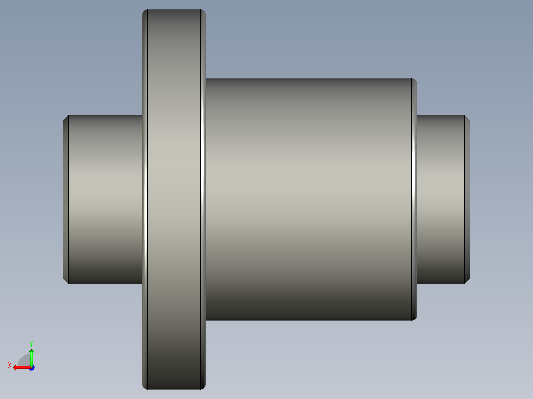 山云日尚SYS滚珠丝杠SFI3205.stp后视图