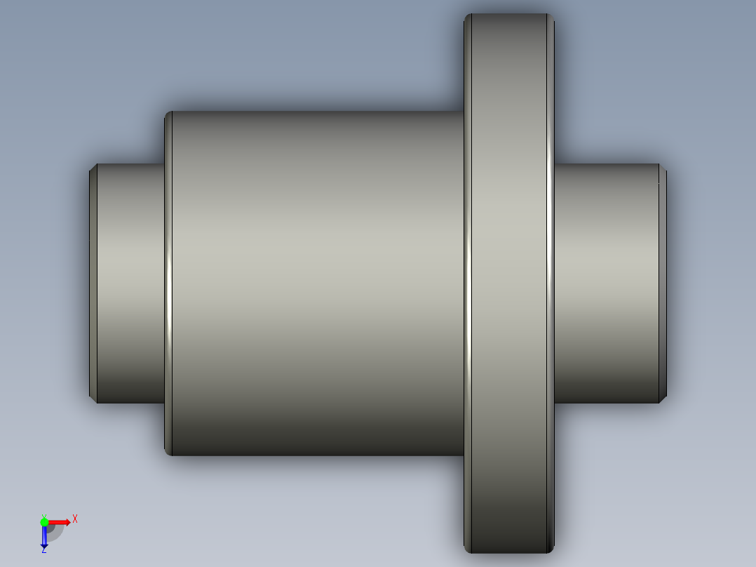 山云日尚SYS滚珠丝杠SFI3205.stp俯视图
