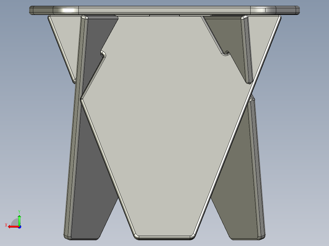 简单的椅子、桌子后视图