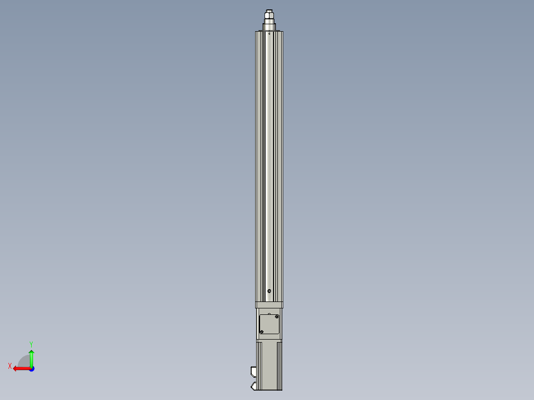 12VZ电动缸-VZ6-S500-BC后视图