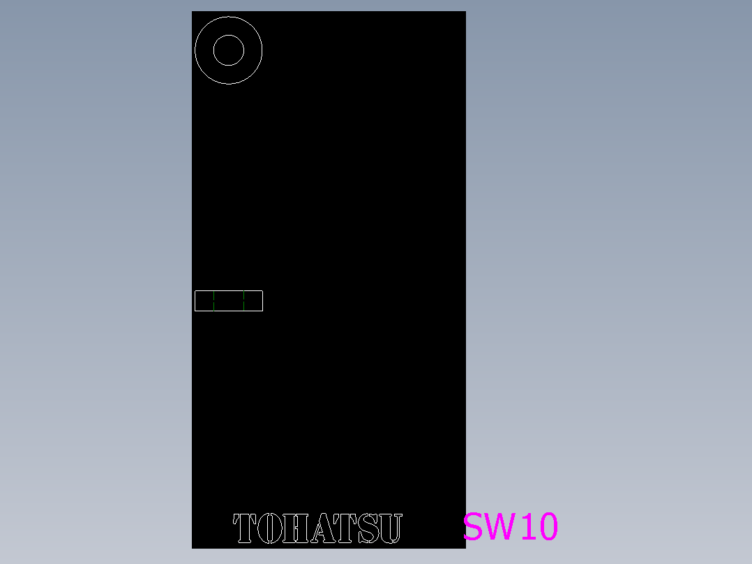 華司SW-2D多系列多零件图纸模型