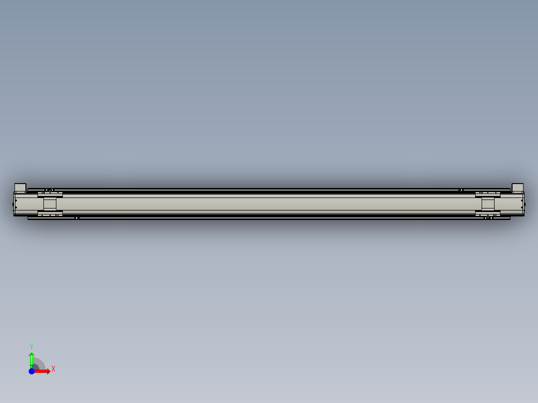 威洛博双电机滑台-VBF14S2-L50-S2300-BD-P40-C6前视图