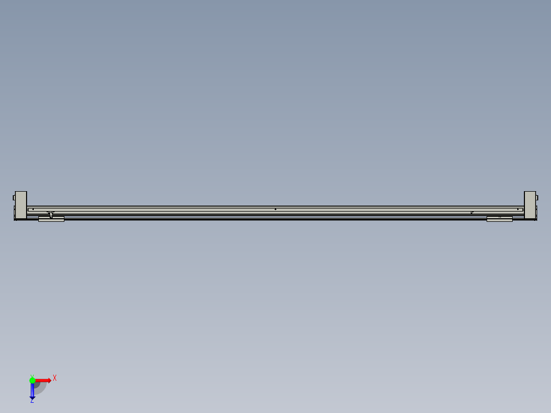 威洛博双电机滑台-VBF14S2-L50-S2300-BD-P40-C6俯视图