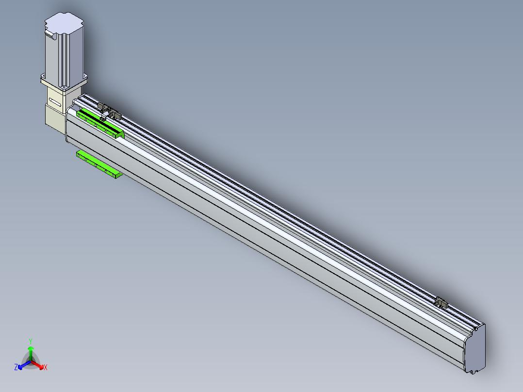 同步带滑台-半封闭B13-L90-S1150-R-Z86-D3