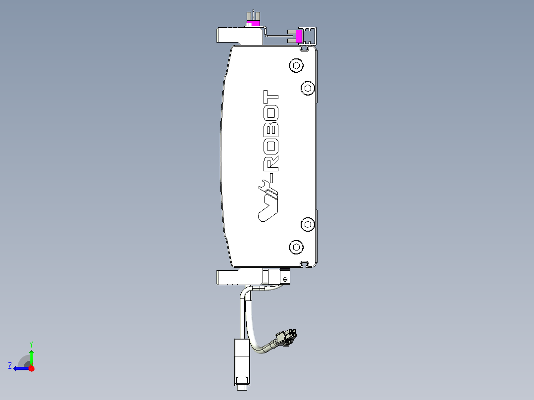 威洛博VL系列3d模型模组2VL22H1Y-S750右视图