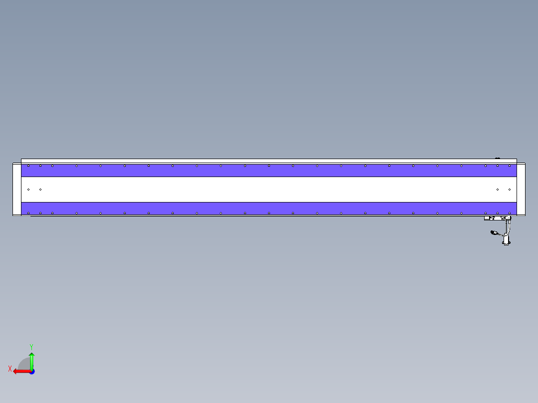 威洛博VL系列直线电机模组-VL22H1-S1900后视图