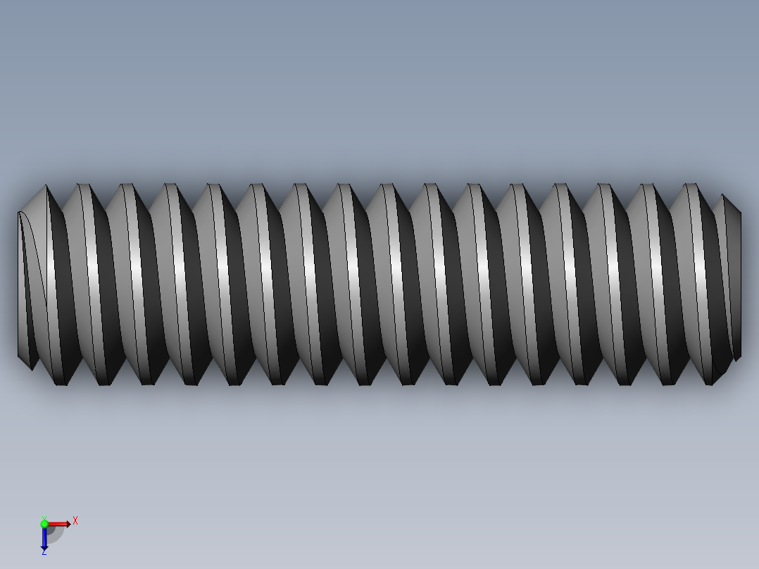 DIN 913-ISO 4026 固定螺钉-M1.4 L=5.SLDPRT俯视图