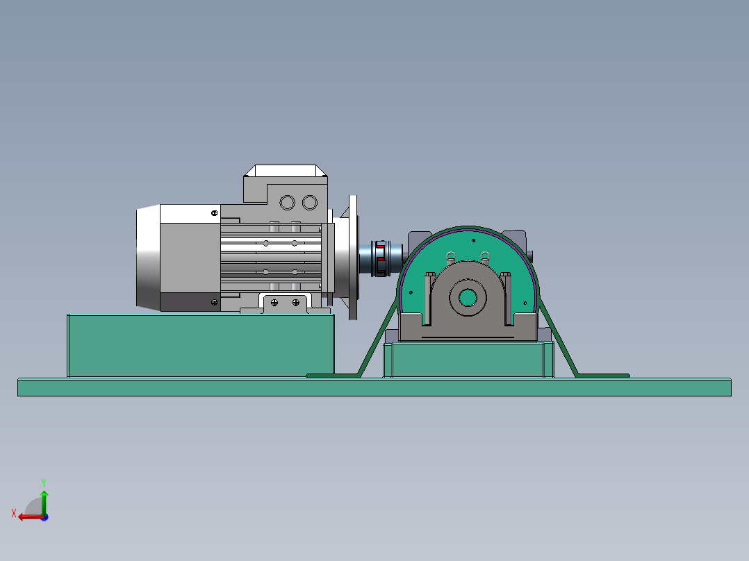 草料翻滚机sw17可编辑左视图