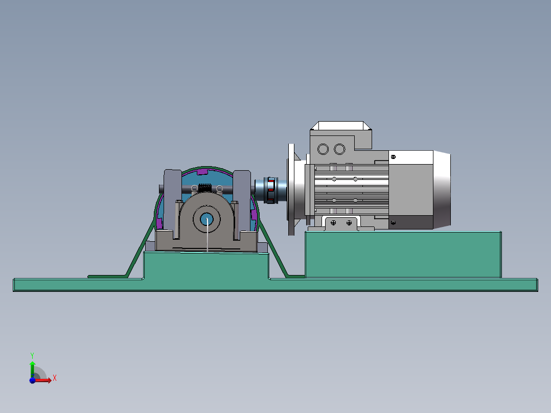 草料翻滚机sw17可编辑右视图