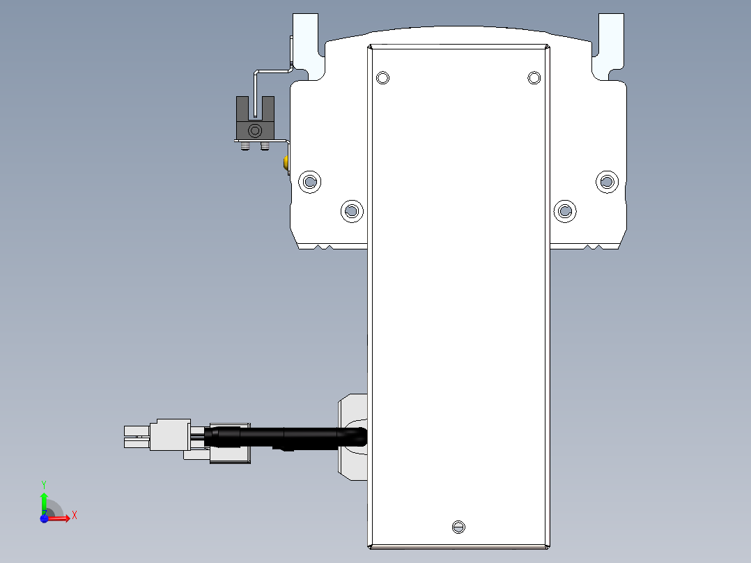 MTH丝杆半封闭模组MT120BS-BM-400W前视图