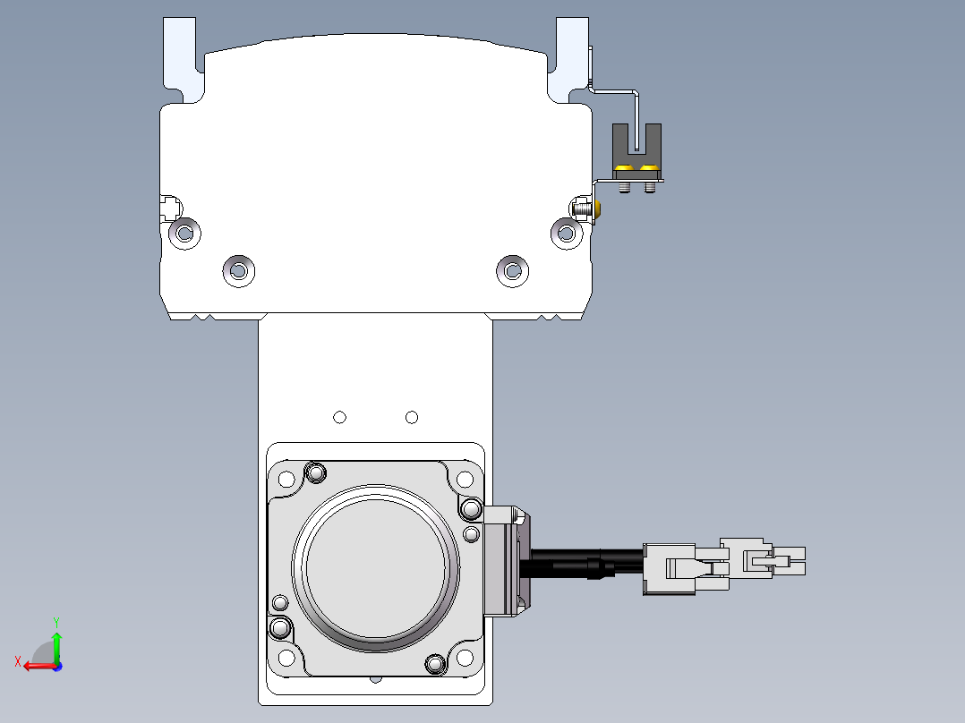 MTH丝杆半封闭模组MT120BS-BM-400W后视图