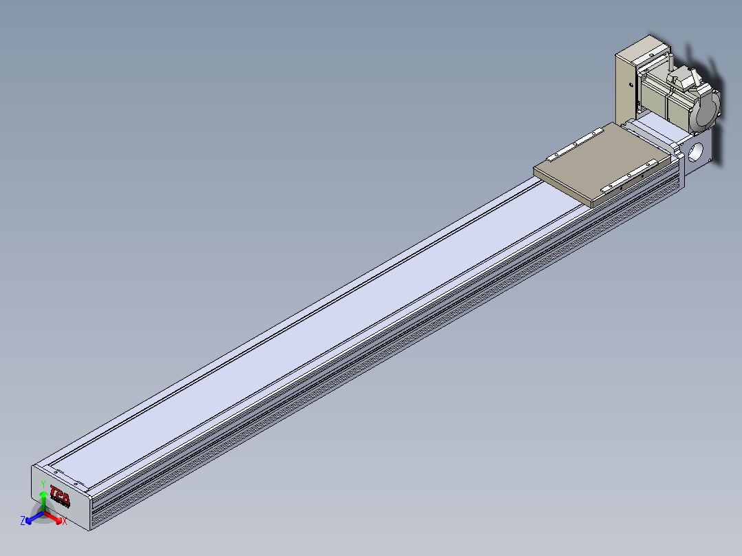 同步带全封闭直线模组TPA-HCB-110D-90-L900-RU-C-P40-N3