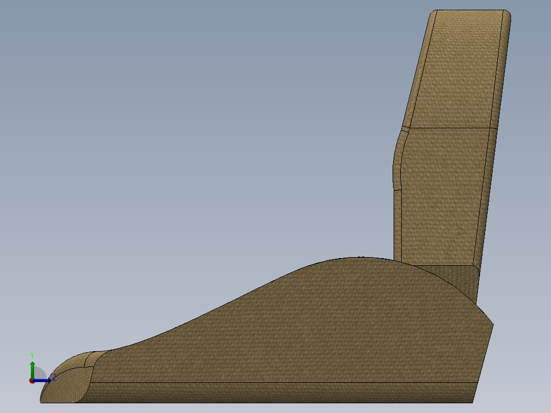 叉车座椅forklift-seat-sw左视图