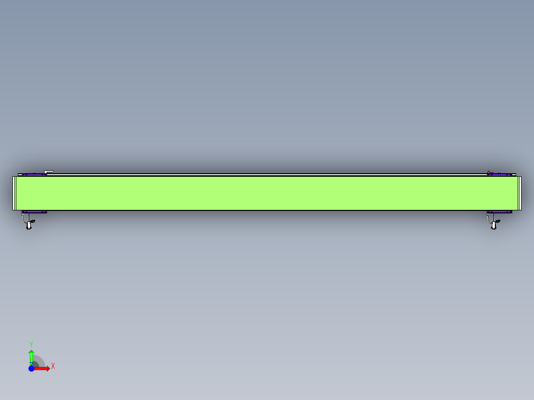 威洛博VL系列直线电机模组-2VL22H2-S2800前视图