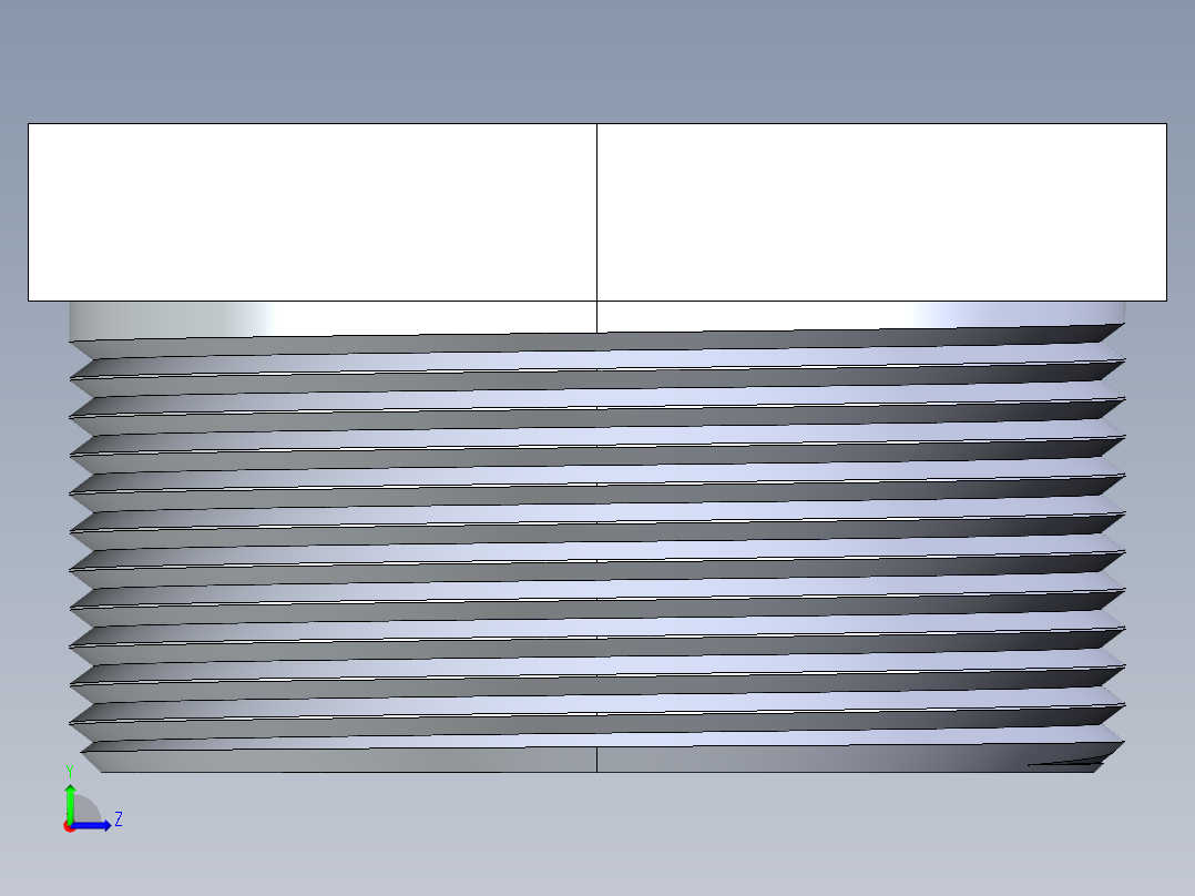 CPVC管件22-Sch80_Plug_MPT_9850-020_2in左视图