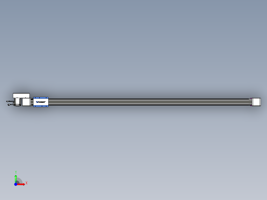 威洛博LB.GB同步带传动--欧规系列GB8-L96-S2400-BR-P75前视图