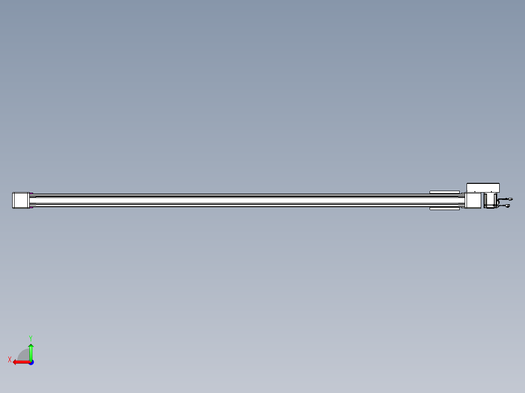 威洛博LB.GB同步带传动--欧规系列GB8-L96-S2400-BR-P75后视图