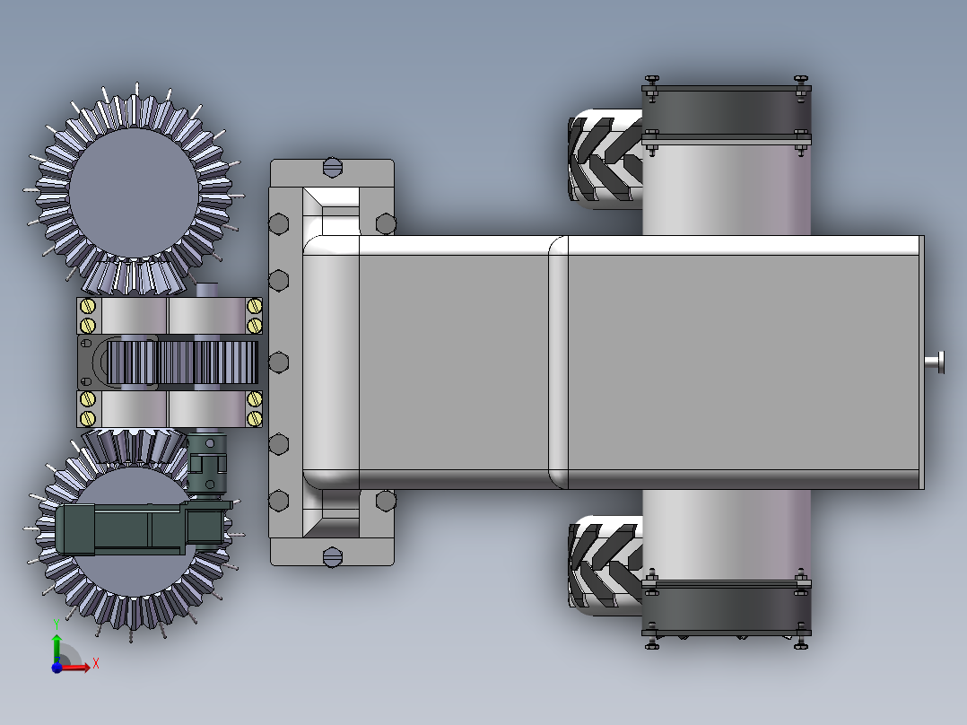 智能清扫机器人4.6前视图
