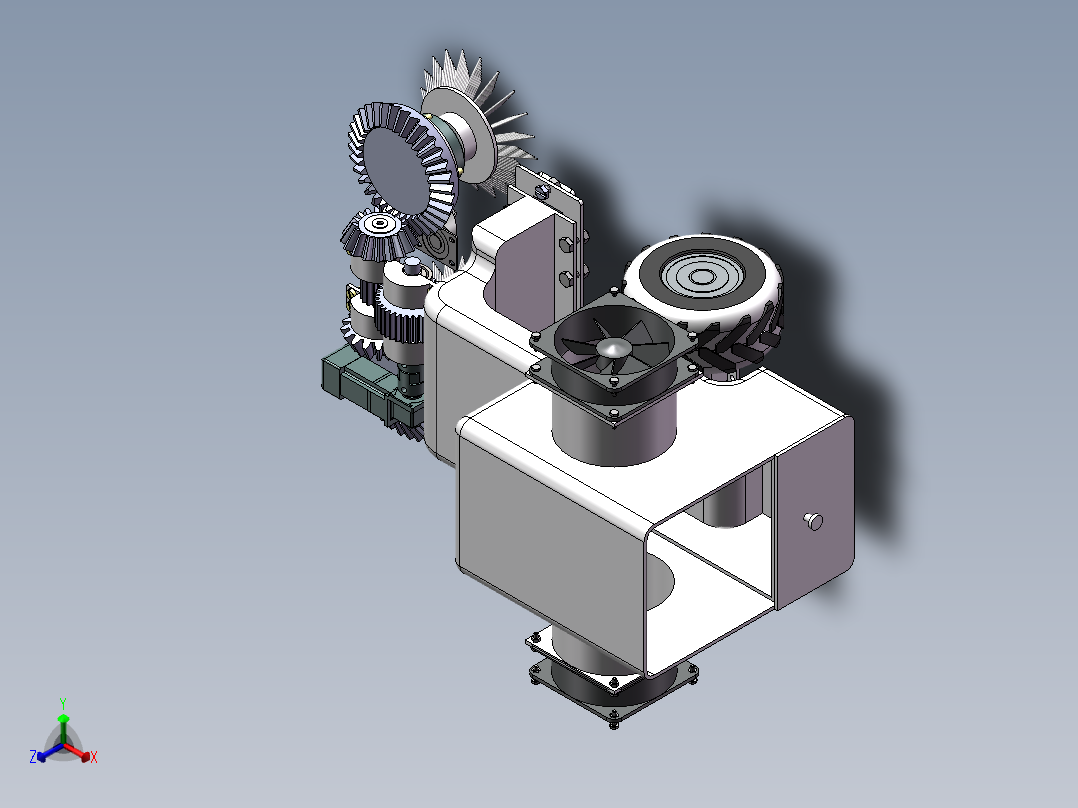 智能清扫机器人4.6正等轴测图
