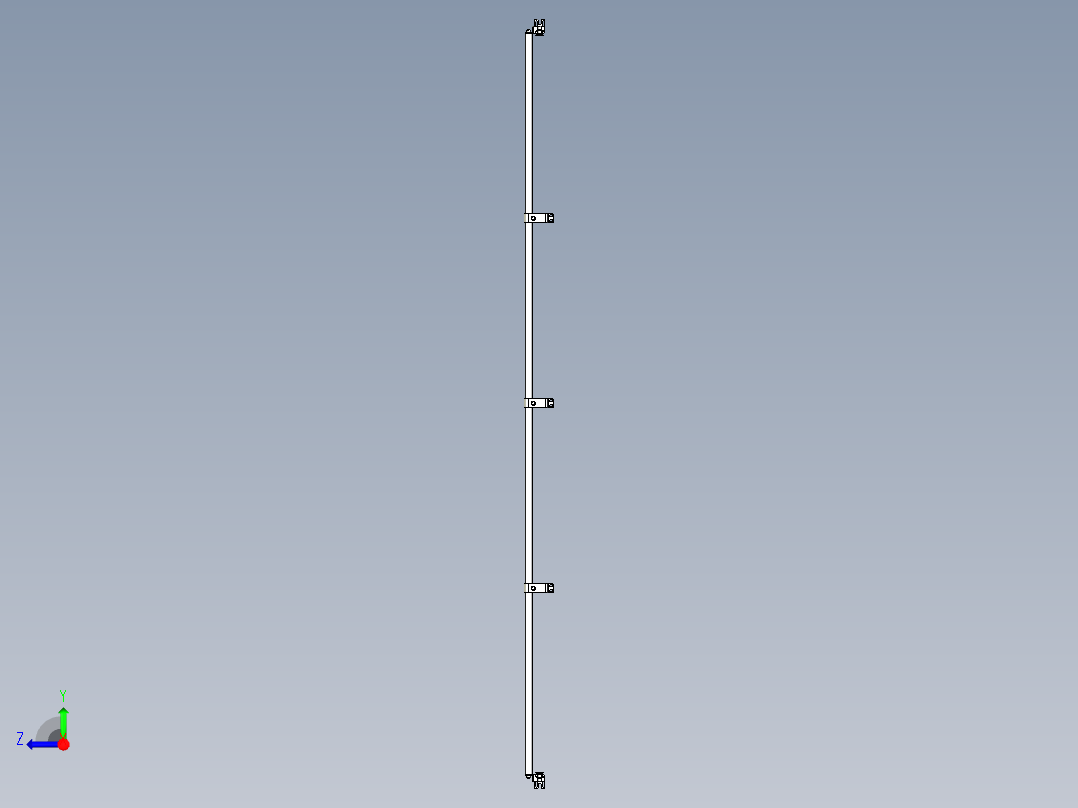 基恩士SL-JB207_side-mount_kc图纸模型右视图
