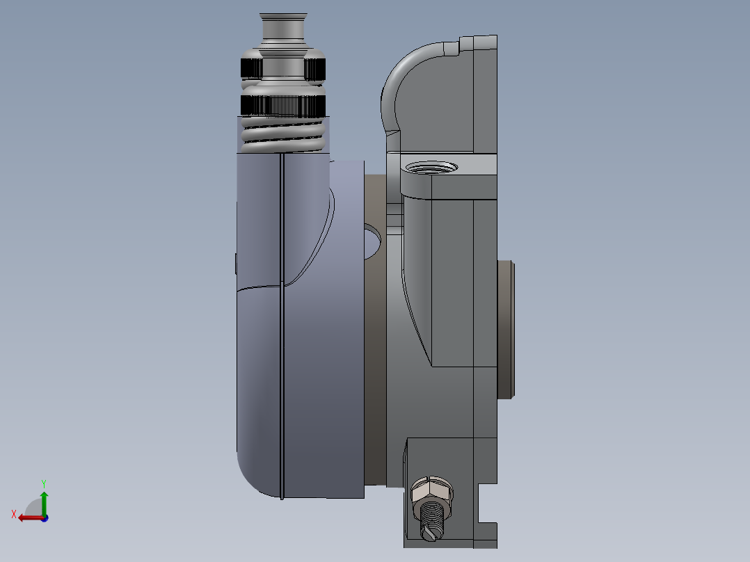 摩托车分配器总成后视图