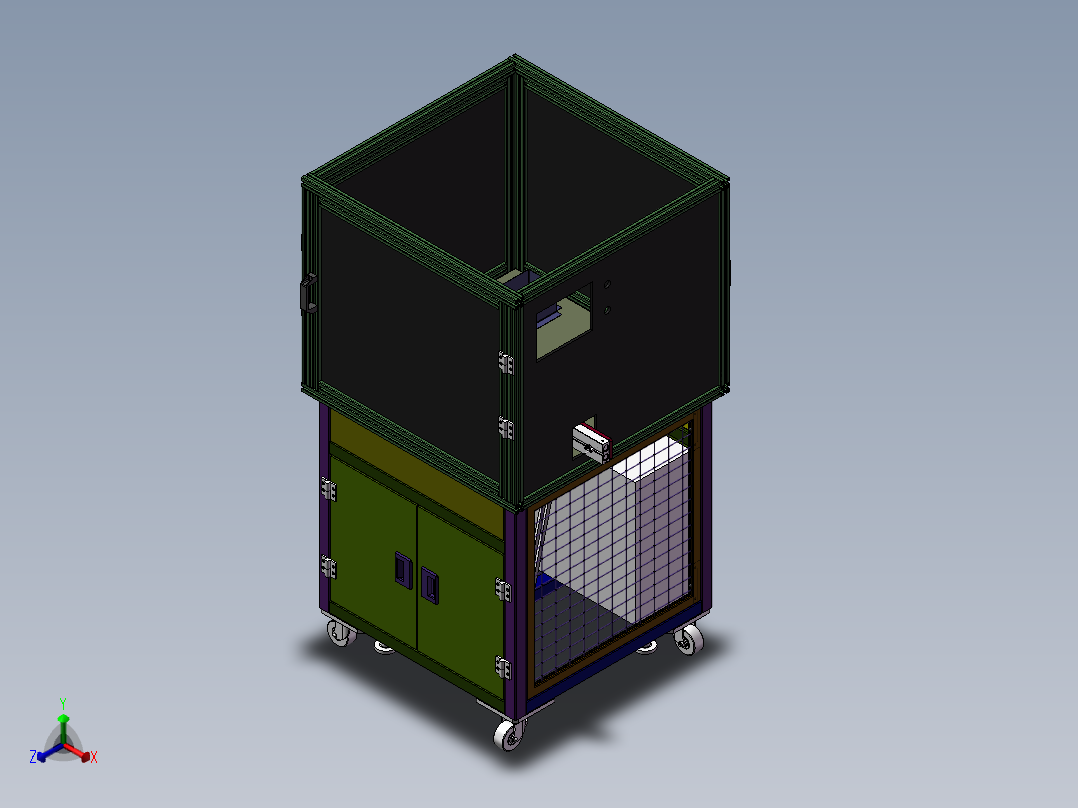 切端子台机 3D模型（正等轴测图