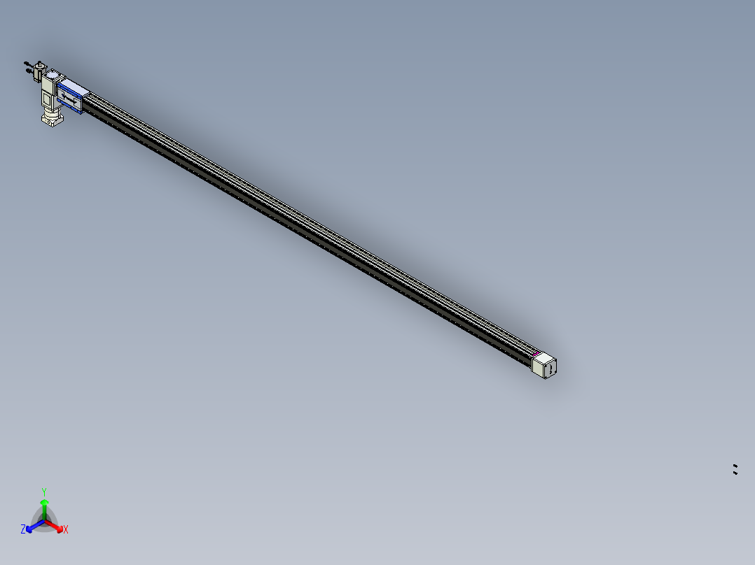 威洛博LB.GB同步带传动--欧规系列GB8-L192-S3450-BL-P75-K正等轴测图