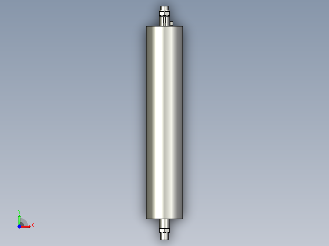 碟管式90公斤高压膜 DTRO模型前视图