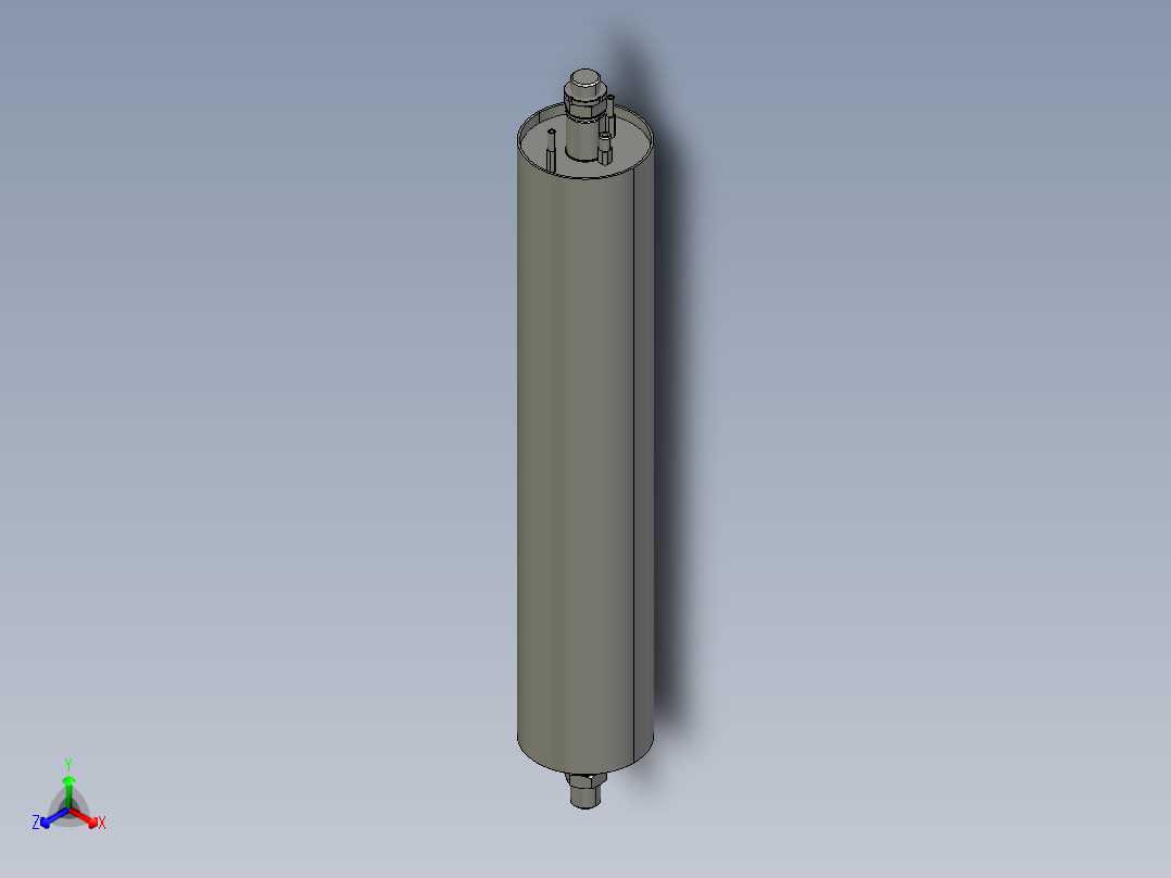 碟管式90公斤高压膜 DTRO模型正等轴测图