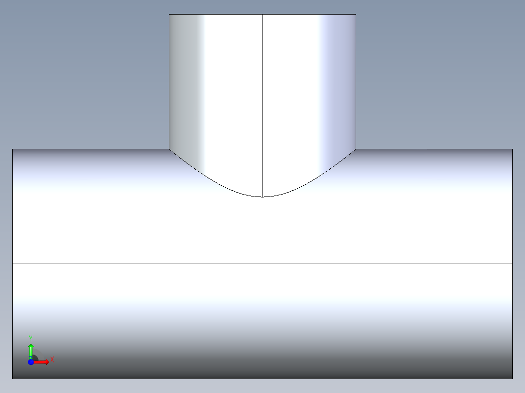 CPVC管件02-Sch80_ReducingTee_SxSxS_9801-131_1in x 0.75in前视图