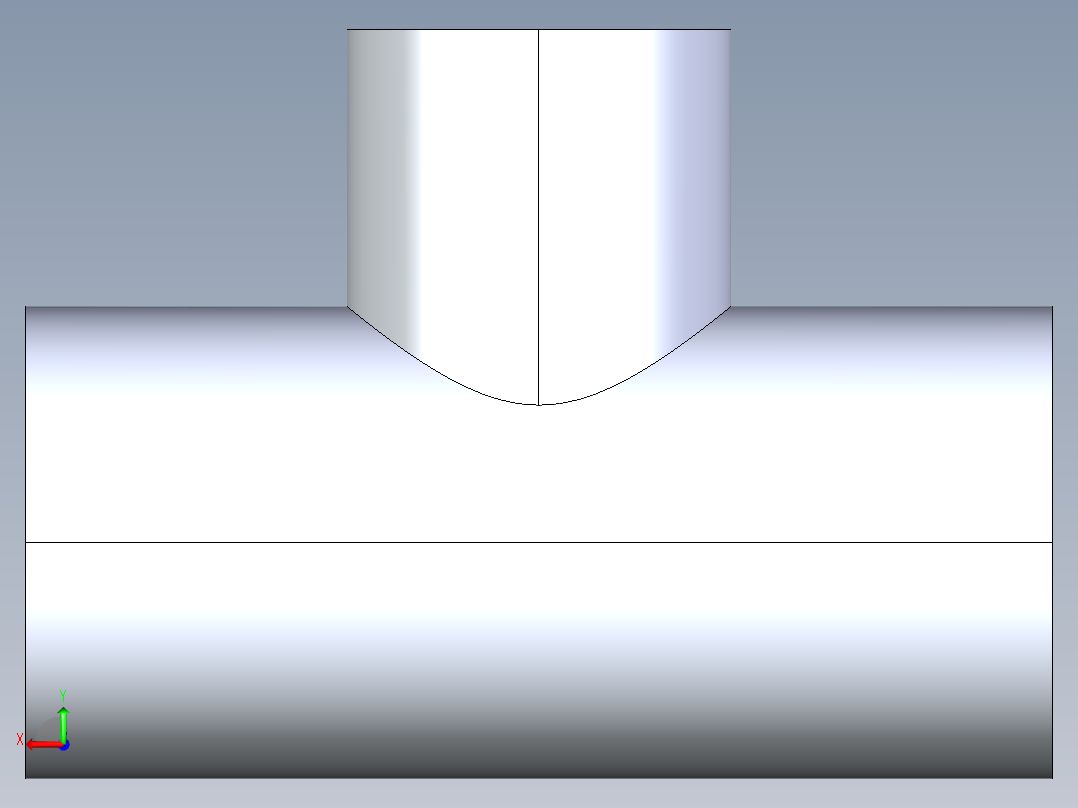 CPVC管件02-Sch80_ReducingTee_SxSxS_9801-131_1in x 0.75in后视图