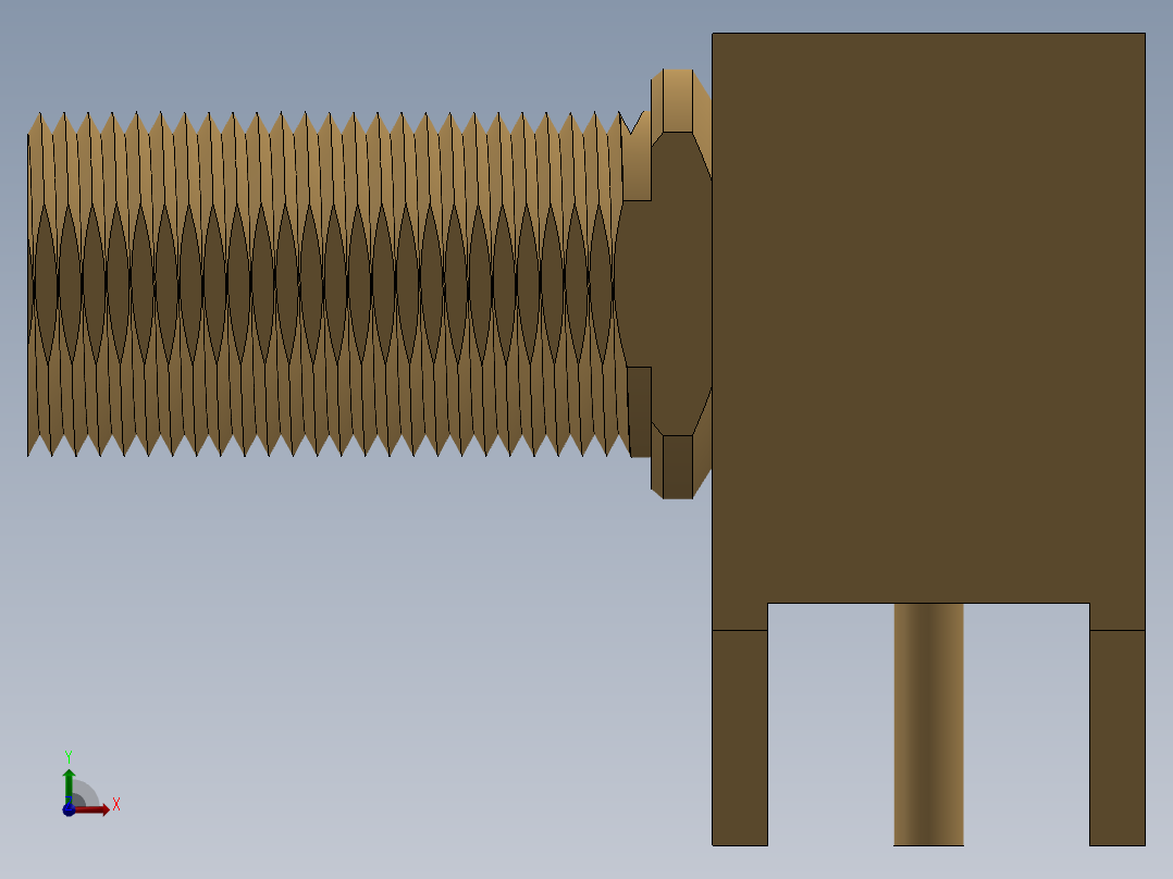 SMA接口57前视图