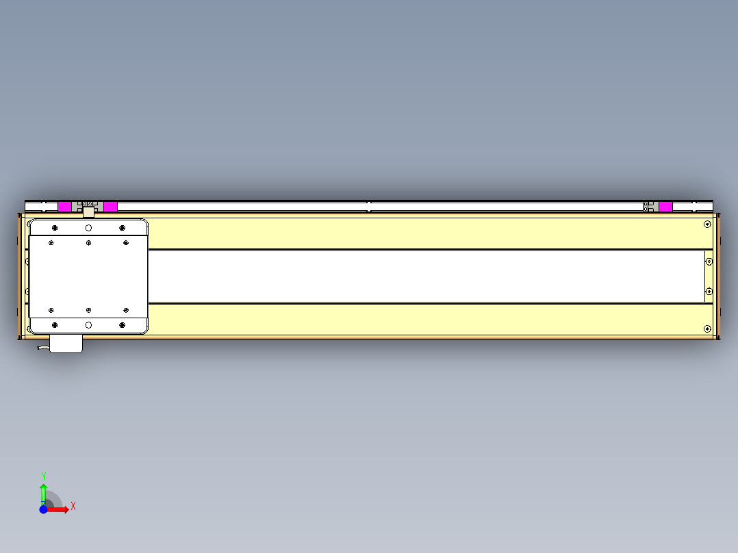 威洛博LC系列3d模型模组LC17E1Y-S750前视图