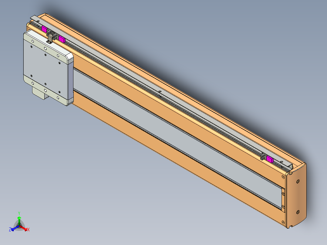 威洛博LC系列3d模型模组LC17E1Y-S750正等轴测图