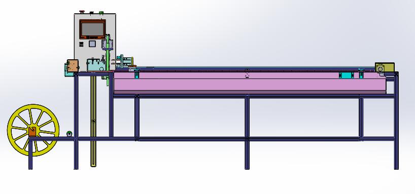 编织带裁断机（sw18+cad+bom）