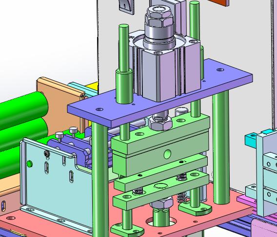 编织带裁断机（sw18+cad+bom）