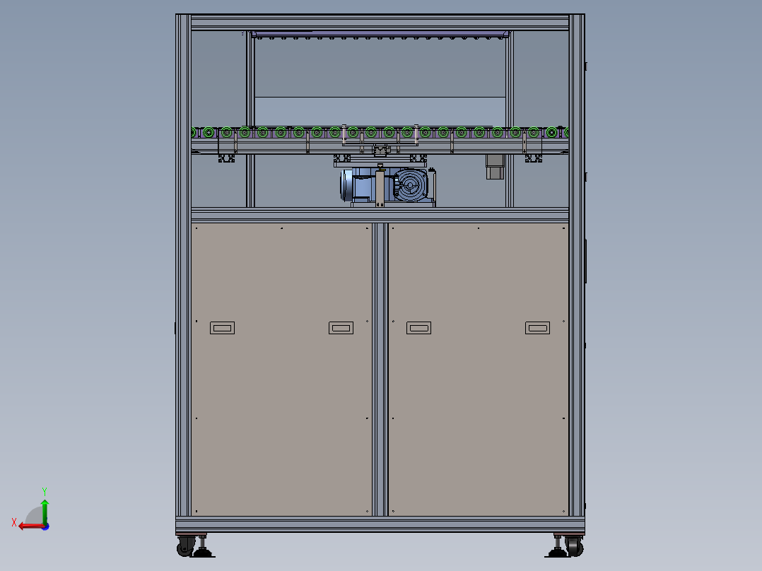 液晶面板旋转换向输送机sw18可编辑后视图