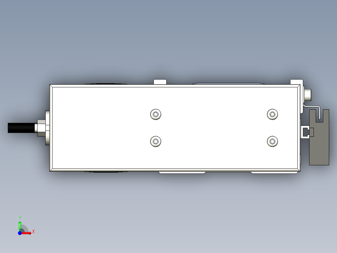 Toyo东佑达直线模组-ETH10-500-BR-200W+煞車前视图