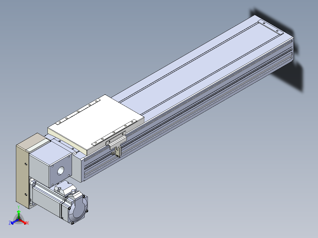 同步带全封闭直线模组TPA-HCB-120D-90-L400-LP-Y-P40-N3