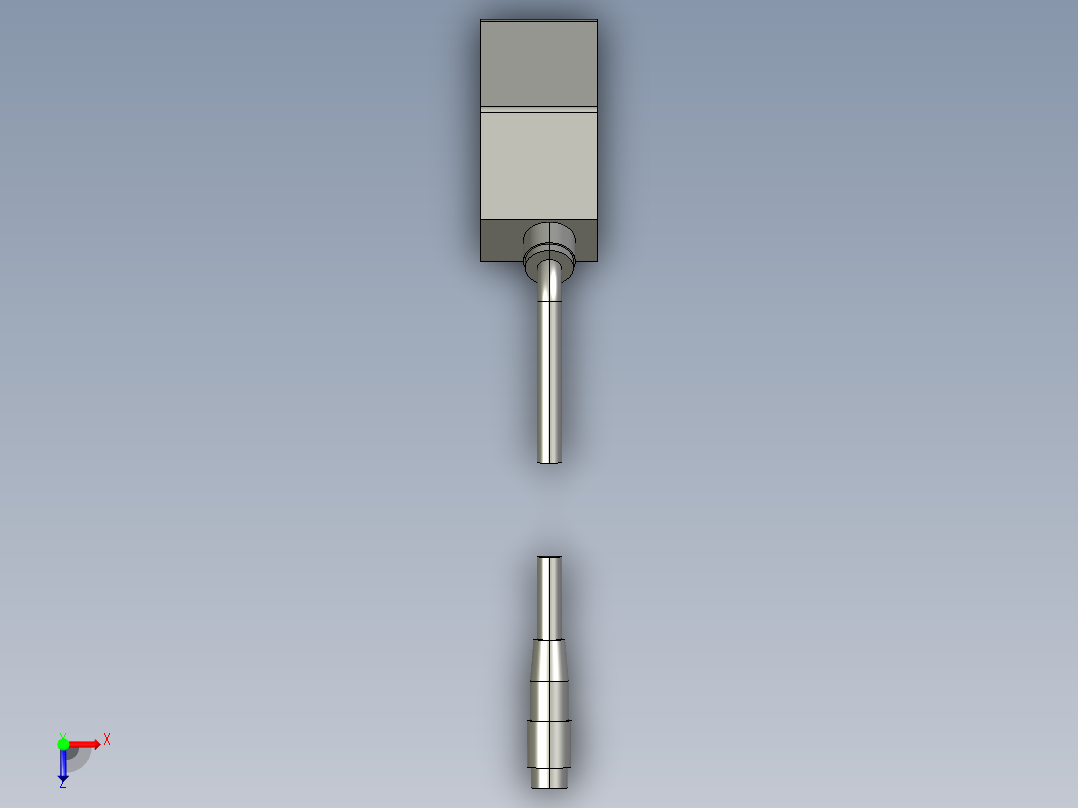 基恩士LJ-G030_kc图纸模型俯视图