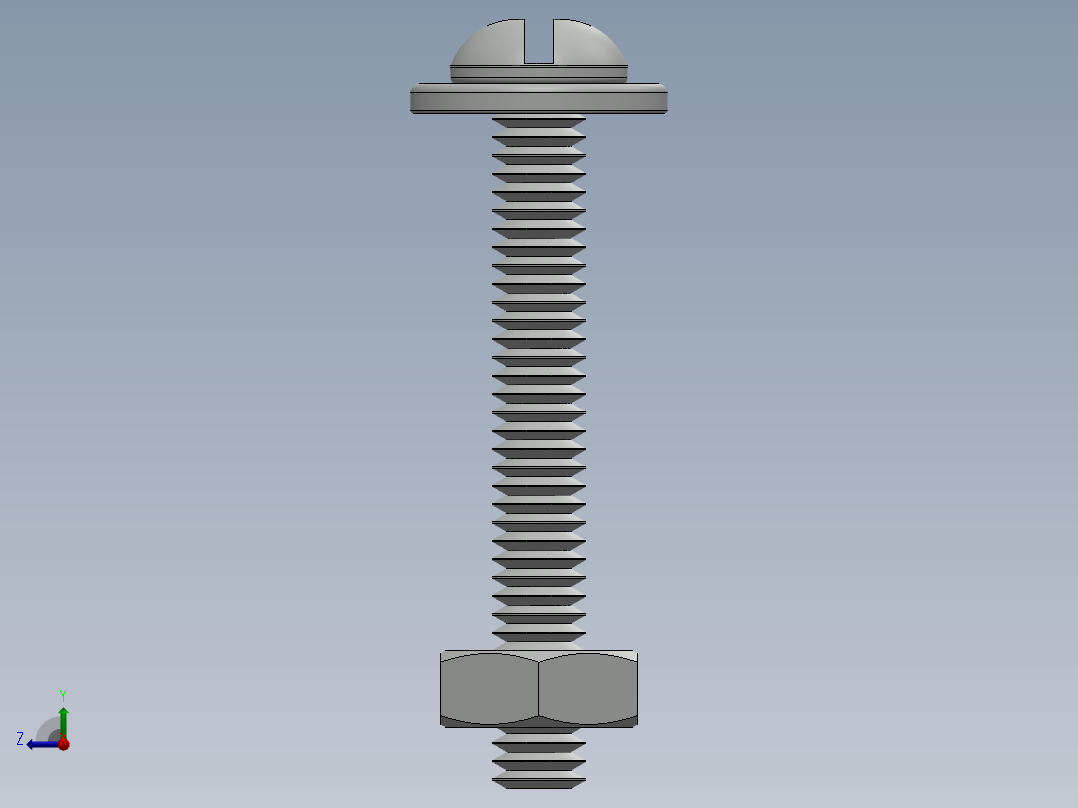 紧固件-No.8-32 Screw-01右视图