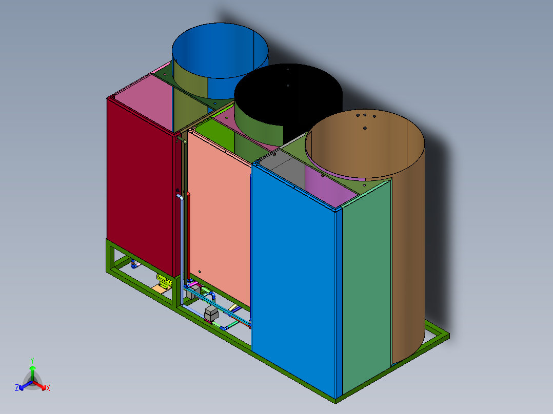 组合式三箱废水加药净化装置